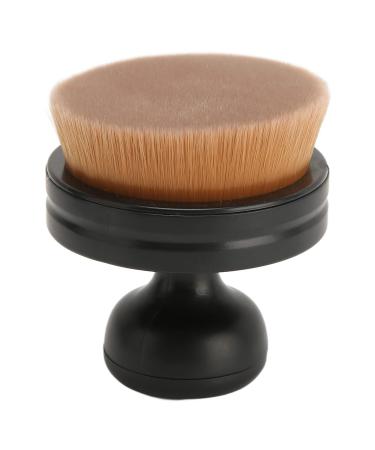 Verdant Touch Foundation Makeup Brush Foundation Makeup Brush Flat Top with Protective Cover Shed-Free Portable Makeup Brush