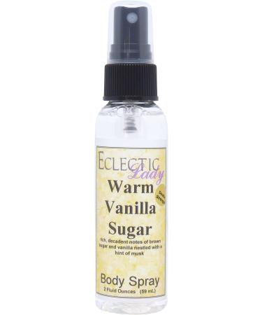 Warm Vanilla Sugar Body Spray Body Mist for Women with Clean Light & Gentle Fragrance Long Lasting Perfume with Comforting Scent for Men & Women Cologne with Soft Subtle Aroma For Daily Use Double Strength 2 Fl Oz (Pack of 1)