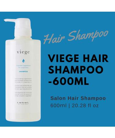Lebel Viege Hair Shampoo 600ml - Nourishing Formula for Healthy Hair | International Shipping Available - Buy Online on GoSupps.com