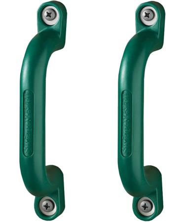 Swing-N-Slide WS 4410 Plastic Safety Handles with Mounting Hardware for Swing Sets, Playhouses, Play Towers and Wooden Playsets, Green