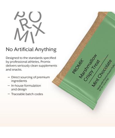 Promix Protein Puff Bars 12-Pack - Mint Chocolate - Marshmallow Crispy Treat | High Protein, Low Calorie, Non-GMO Snack - Buy Online on GoSupps.com