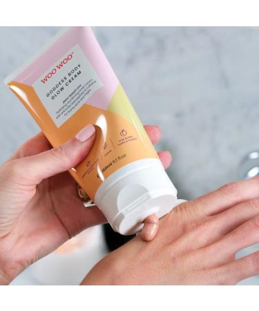 WOOWOO Natural Goddess Glow Body Cream - Clean Vegan Intimate Skin Care | 5.1 oz (150 ml) - Shop Internationally - Buy Online on GoSupps.com