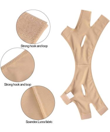 Facial Lifting Slimming Belt - V Shape Lift Up Thin Mask for Double Chin Reduction - Breathable Compression Strap for Face Contouring (Size M) - Buy Online on GoSupps.com