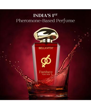 BELLA VITA Mood Collection Fantasy Eau De Parfum for Her with Pink Pepper Jasmine and Patchouli |Premium Long Lasting Fragrance Perfume for Women 100 ML - Buy Online on GoSupps.com