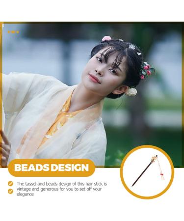 GALPADA Wooden Hairpin Chinese Hair Chopsticks Wooden Hair Stick Bridal Hair Chopstick Hair Claw Clips for Women Hair Clip for Women Hair Accessories Flower Cheongsam Shawl Bride Alloy - Buy Online on GoSupps.com