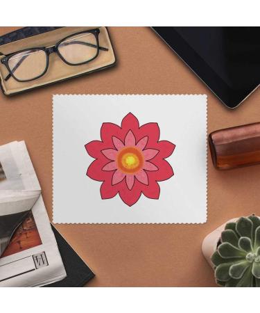 Buy 2 x 'Pink Flower' Microfiber Lens/Eyeglass Cleaning Cloths - International Shipping Available - Buy Online on GoSupps.com