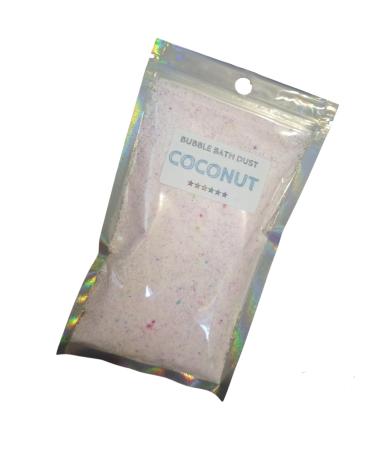 Handmade Bubble Bath Dust - Various Scents (Bath Bomb Dust with Lasting Bubbles) Contains Epsom Salts (Coconut)