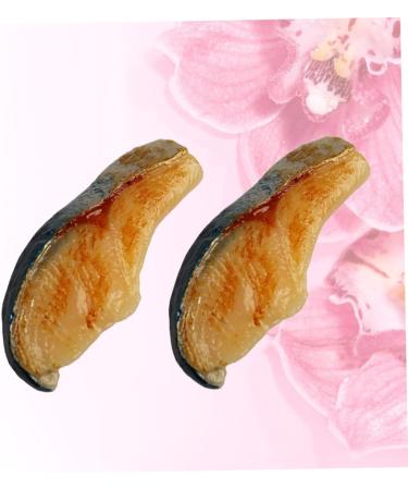 UPKOCH 4 Pcs Photo Props Toy Models Creative Fish Slice Mold Lifelike Meat Model PVC Food Props Seafood 8.5*3.8cmx2pcs - Buy Online on GoSupps.com