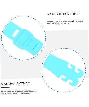 Fomiyes 40 PTH Mask Ear Extension Cable Clip for Children | Anti-Pulling Lanyard & Strap Buckle for Comfortable Face Masks - Buy Online on GoSupps.com