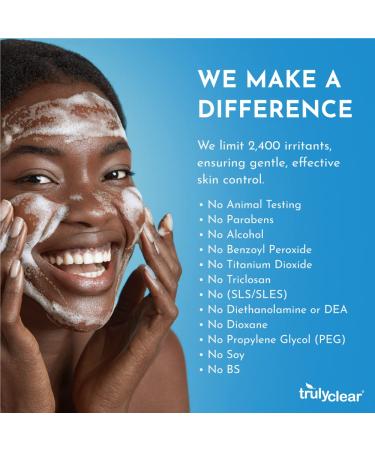 Truly Clear Acne Bar: Alcohol-Free Face & Body Cleanser with Hyaluronic Acid - Non-Drying Acne Treatment for Face, Chest, Butt, and Back - Buy Online on GoSupps.com