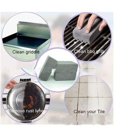 Scoring Stone for Stove Cleaning Scoring Stone for Oven Cleaning Oven Cleaner Heavy Duty for Removing Tough Stains of Kitchen Griddle Racks (3pcs) - Buy Online on GoSupps.com