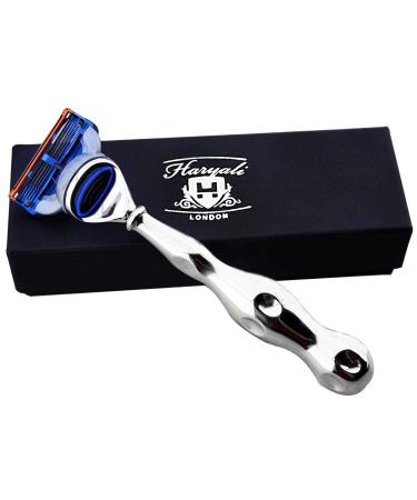 Men's razor wet razor with stainless steel handle