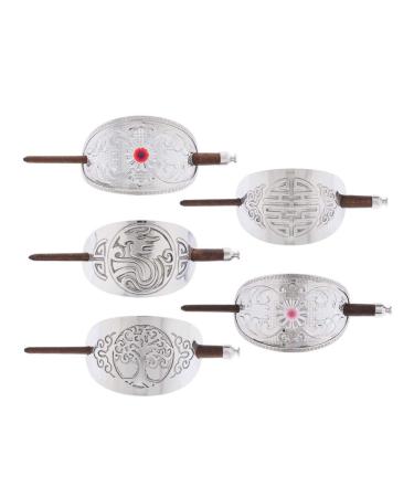 Sharprepublic Hair Clips for Women | Stylish Hairpins & Headdresses with Wooden Sticks - International Shipping Available - Buy Online on GoSupps.com