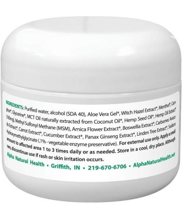 HempRelieve Organic Relief Cream 1/2 Oz | Natural Pain Relief | Fast Shipping Worldwide - Buy Online on GoSupps.com
