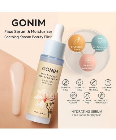 GONIM Face Serum Moisturizer Korean Skin Care Skin Barrier Repair Ultra Hydrating Serum Barrier Repair Face Moisturizer for Women Korean Skincare Gifts for Women for All Skin 1.01 fl oz 1.01 Fl Oz (Pack of 1) - Buy Online on GoSupps.com