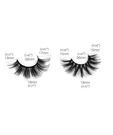 5 Pair 15mm 5D Wispy False Eyelash Set with Curved Comb - Thick Extensions for Short Lashes - 1 Pack - Buy Online on GoSupps.com