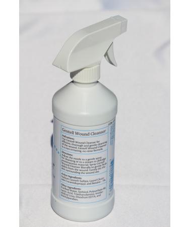 Gentell Wound Cleanser 16oz Spray Bottle - 1 ea | Effective Wound Care Solution - Buy Online on GoSupps.com
