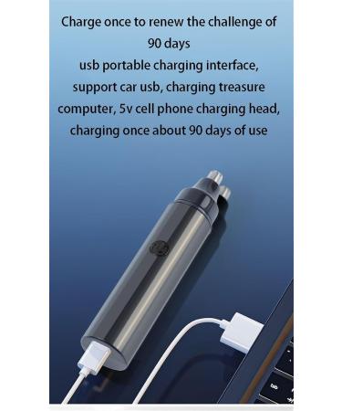 Portable Nose Hair Trimmer - Painless Battery Operated Easy to Clean Double Edged Blade for Men & Women - 2024 - Buy Online on GoSupps.com