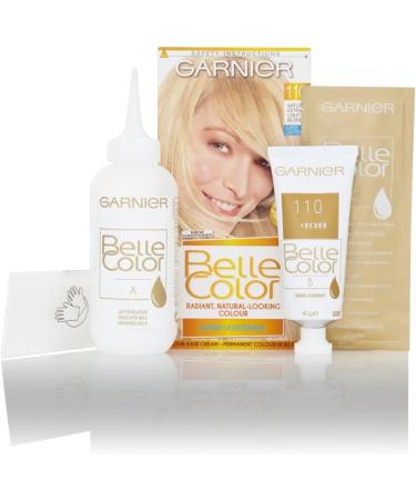 Garnier Belle Permanent Color Hair Dye 110 Extra Light Blonde - Natural and Radiant Results - Buy Online on GoSupps.com