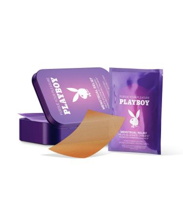 AVID Playboy - Menstrual Relief PMS Oral Strips (30 Edible Strips) Fast Dissolving PMS Cramp Relief & Hormonal Balance Strips for Women - Lemon Ginger Flavored Multi-Benefit PMS Supplement for Women