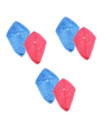 FOMIYES 6 Pcs Large Shower Cap Hair Scarf mediumx3pcs As Shownx3pcs
