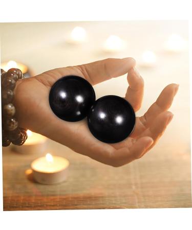 Gleavi Wooden Massage Balls - 2 Pack Handcrafted Chinese Stress Relief Balls for Gym & Wellness - Buy Online on GoSupps.com