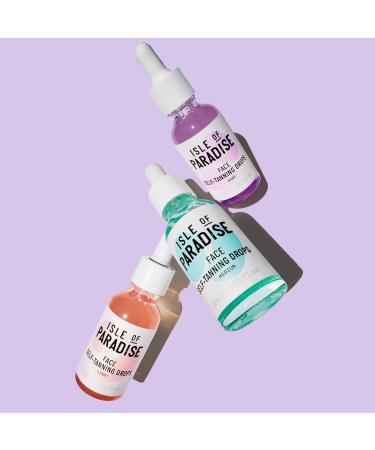 Isle of Paradise Self Tanning Face Drops Dark (30 ml) - Natural & Vegan Self Tanning Drops for Skin Care - Dark Shade (Pack of 1) - Buy Online on GoSupps.com