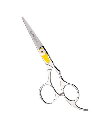 Equinox Professional Hair Scissors - Hair Cutting Scissors Professional - 6.5 Overall Length - Razor Edge Barber Scissors for Men and Women - Premium Shears for Hair Cutting For Salon and Home Use Silver