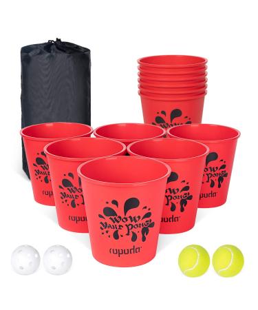 ropoda Yard Pong - Giant Yard Games Set Outdoor for The Beach, Camping, Lawn and Backyard