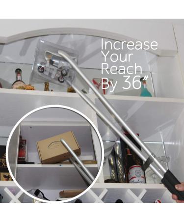 Buy EJG 92 cm Commercial Garbage Grip - Lightweight Aluminum All-Purpose Gripper for Waste Collection & Garden Cleanup - Rustproof & Durable (Black) - International Shipping Available - Buy Online on GoSupps.com