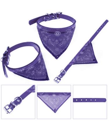 Buy Blue Paisley Cat Collar with Bandana & Buckle - Size S (20-26cm) | International Shipping Available - Buy Online on GoSupps.com