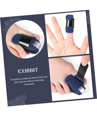 Hemoton 3pcs Toe Strap Retainer Holder Thumb Splints Finger Protector Sleeve - Toe Wraps for Hammer Toes, Trigger Finger Support, Big Toe Straighteners - Crooked Toe Splint - Buy Online on GoSupps.com