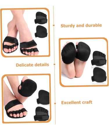 Buy 5 Pairs Anti-Slip Toe Socks for Dance & Yoga | Non-Skid Forefoot Pads & Half Socks - Buy Online on GoSupps.com