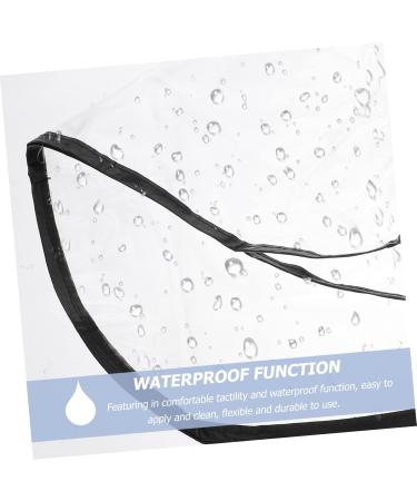 Didiseaon 4 Pcs Shampoo Funnel Hair Cape Hair Shampoo Apron Hairdressing Tool Pu Transparent Plastic Modeling - Buy Online on GoSupps.com