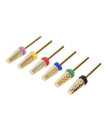 Nail Grinder Bits Stainless Steel Shaping Cutting Accessory Nail Grinding Head for Beauty Salon
