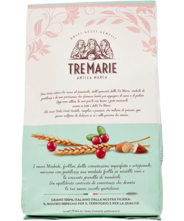  Zia Rosa Set of 12 Tre Marie i Morbidi Cranberries and Almonds Red Fruits and Almonds 300 g + Zia Rosa DOP San Marzano Tomatoes 400 g Box - Buy Online on GoSupps.com