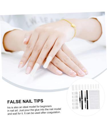 Gogogmee 1 Set Nail Extension Set Fake Manicure Patch Nail Tools Fake Nail Tip Finger Extension Brush Nail Art DIY Accessory DIY Accessories Manicure Pen Tool Manicure Art Kit Clips Plastic - Buy Online on GoSupps.com