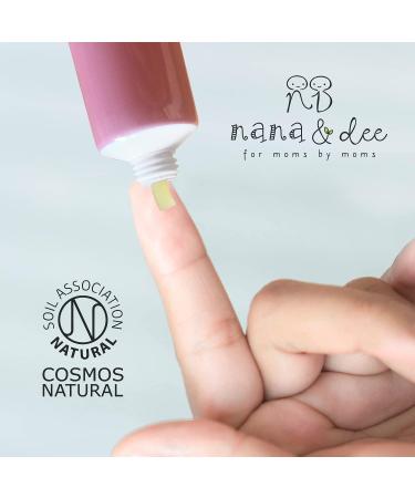 Nana & Dee Organic Nipple Cream - Natural Moisturising Balm for Nursing Moms & Babies - Relief for Breastfeeding Care, New Mothers - Dry Skin Ointment - Buy Online on GoSupps.com