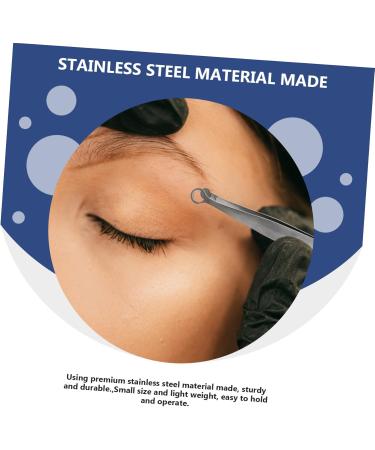 Beavorty Eyebrow Clippers 1pc Nose Hair Trimmer Metal Stainless Steel Tweezer Man Round Tip Eyebrow Tweezers - Buy Online on GoSupps.com