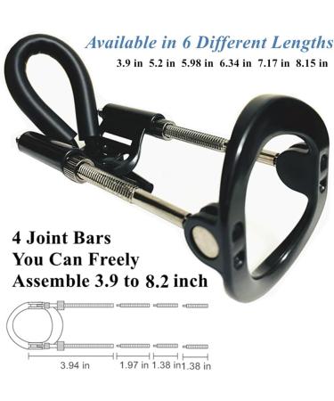 H2SON Penis Extender Penis Extension Enlarge Device Penis Enlargement Kit Penis Training Device with Protector Cap(Rose Gold) B Black - Buy Online on GoSupps.com