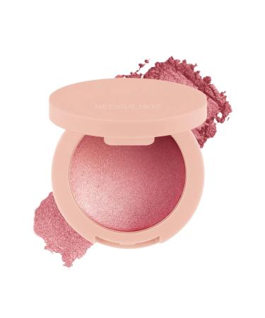 Baoqifong Face Blush Blush Makeup for the Cheeks Highly Pigmented Glitter Cosmetics Long Lasting Buildable for Women Girls Party Wedding Light Pink