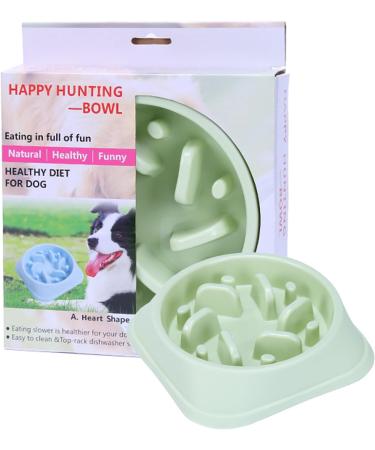 LOS ANDES Slow Feeder Dog Bowl Anti Gulp Dog Food Bowl Healthy Slow Eating Dog Bowl to Reduce Choking and Overeating Stop Feeding Bowl for Small Medium Size Dogs D-Green - Buy Online on GoSupps.com