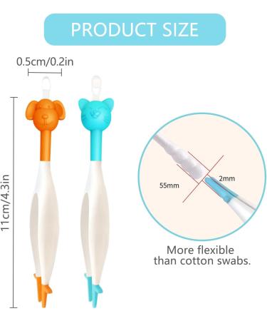 Baby Nose and Ear Cleaner - Safe Booger Remover with Tweezers for Infants and Toddlers - Buy Online on GoSupps.com