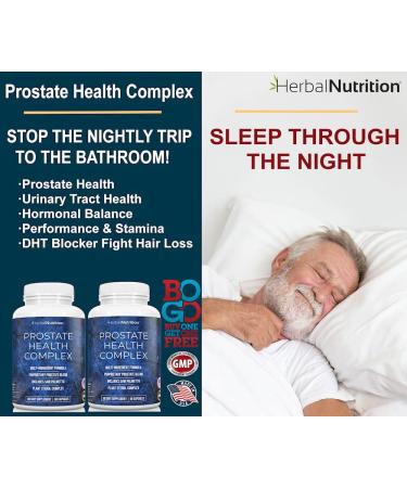 Prostate Health Supplement for Men A Complex with Saw Palmetto Multi-Ingredient Formula, 30 Synergistic Vitamins & Herbs to Support Prostate and Urinary Tract Health, Two Bottle Pack 40 Day Supply! - Buy Online on GoSupps.com