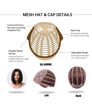 Esmee Short Straight Black Bob Wig 12 Shoulder Length Synthetic for Women - Daily Party & Cosplay Use - Pack of 1 - Buy Online on GoSupps.com