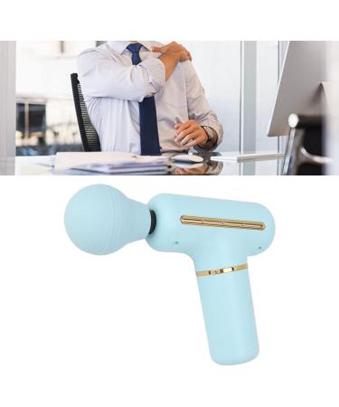 Portable Fascia Gun - Powerful Deep Tissue Massage for Everyone | Low-Noise Muscle Massager in Blue - Buy Online on GoSupps.com