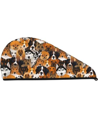 Super Absorbent Microfiber Hair Towel for Dogs & Women - Quick Dry Coral Velvet Cap for Long Curly & Thick Hair - Buy Online on GoSupps.com