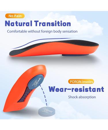 Orthotic Shoe Insoles - High Arch Support for Plantar Fasciitis & Pain Relief - Men and Women Shoe Inserts for Work Boots & Sneakers (Large) - Buy Online on GoSupps.com