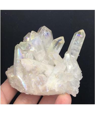 Natural White Crystal Clear Cluster Original Stone Quartz Specimen Rock Raw Gemstone Reiki Decor Crystal Cluster - Buy Online on GoSupps.com