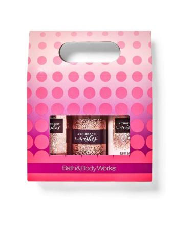 Bath & Body Works A Thousand Wishes Mini Body Set - Shower Gel, Lotion & Mist | 3 Piece Moisturizing Set - Buy Online on GoSupps.com